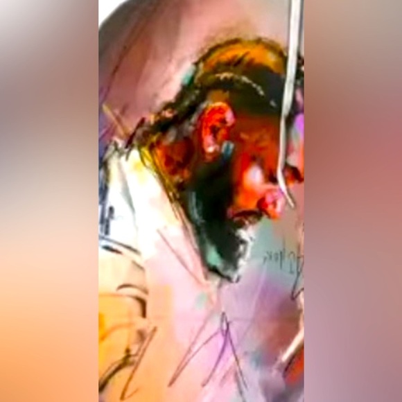 TUPAC & NIPSEY 3D Anime Polyester Hoodie: Beige & Red. Unisex, NWOT - Picture 5 of 5